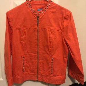Orange jacket